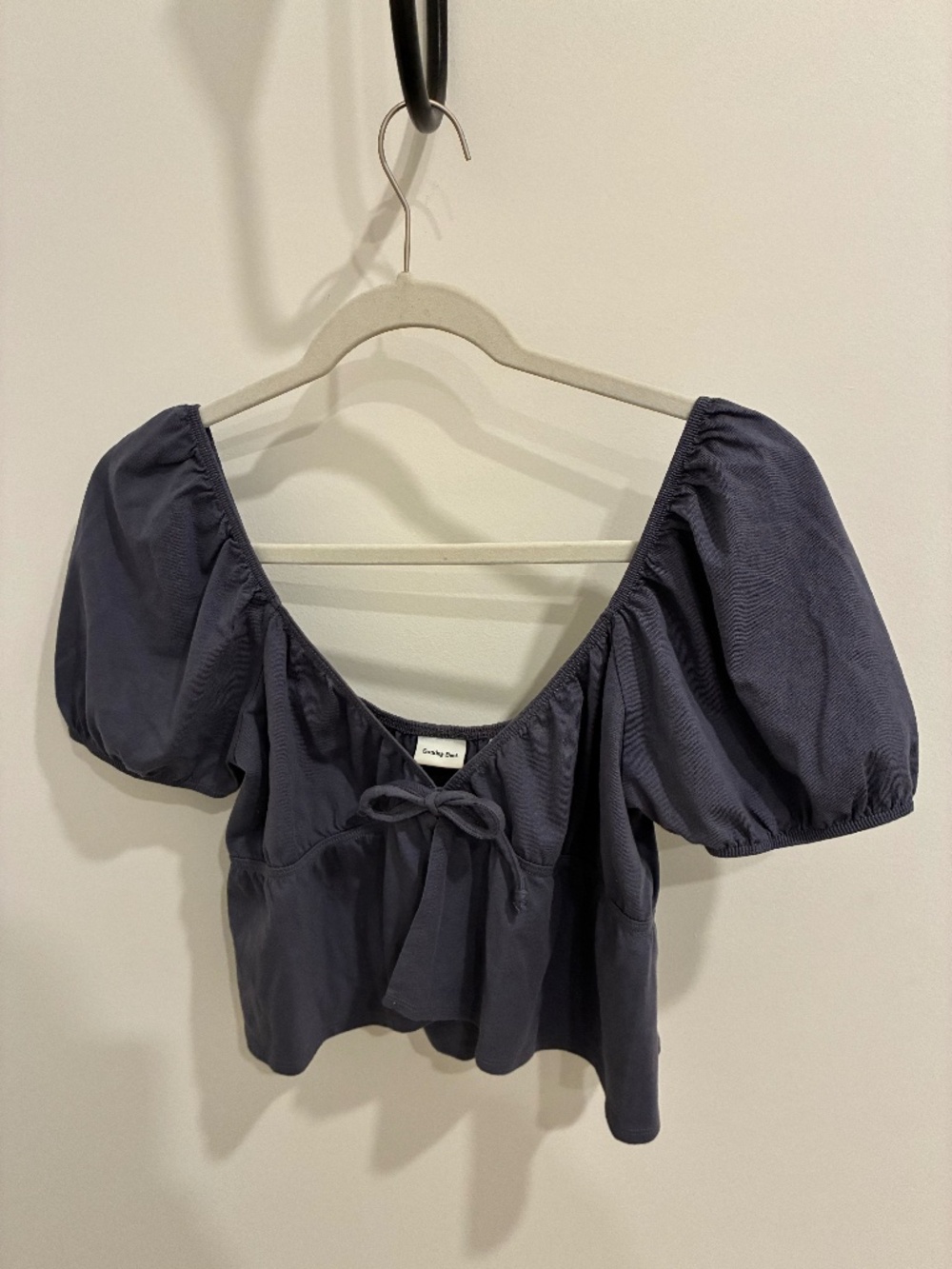 Sunday Best Cropped Tie-Front Tee